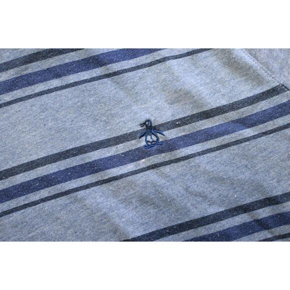 Penguin Munsingwear Tee Shirt Graphic Long Sleeve Striped Mens Size Medium - Picture 5 of 7